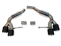 Fabspeed 后滑套式运动排气，共振（更安静）。保时捷 Macan S / GTS V6（2019 - 2022 年及以后） - FS.POR.19MCNV6.RMBPCF, FS.POR.19MCNV6.RMBPP, FS.POR.19MCNV6.RMBPB, 95B253611PY, 95B253612JY - FS.POR.19MCNV6.RMBPCF, FS.POR.19MCNV6.RMBPP, FS.POR.19MCNV6.RMBPB