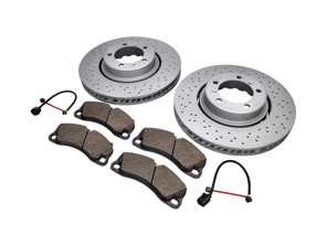 Bremsbeläge und Bremsscheibenpaket VORNE Porsche 991.2 S - 9P1615301, 9P1615302, 99135194702, 99160918100