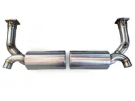 Silenziatori posteriori scarico sportivo senza catalizzatore Porsche 997 turbo - P0.021.C01, 99711102772