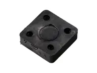 Rubberen buffer voor montagepunt van de hoofdbeugel van het vouwdak. Porsche 964 Speedster 1993-1994 - 96456374700