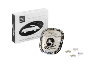 Distintivo Reutter, dal 1954 al 1961, esportazione. Porsche 356 - PSP72300300, PCG72300300