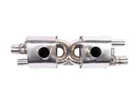 Rennline 钛合金运动型排气后消音器，带阀门。保时捷 991.2 配备中央排气管 - 9P251053B, 9P251053D - EX32 BLACK, EX32 SILVER, EX32