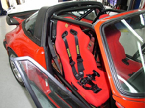 Jaula antivuelco 6 puntos atornillada. Porsche 911 / 912 targa