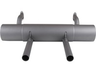 Exhaust Muffler / Silencer Rear box. Porsche 356 A/B/C - 1620603900, PO-92103, 61654103, 616 54103 - 1620603900