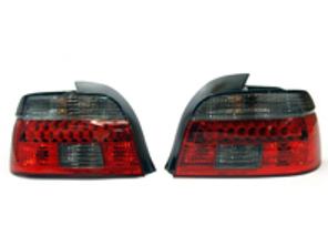 LED Rear Indicators Lamp Light Set Smoked / Red BMW 5 Series E39 95-00 - 0001223295, 1223295