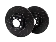 EBC racing two-piece floating rear slotted brake discs for Porsche 991 GT3 - 99135240780, 99135240880 - SG2F013