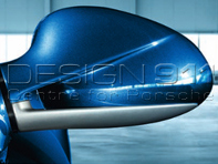 Exterior Mirror Trims Alloy Look. Porsche 997 / Boxster 987/ Cayman 987C - 99704480209