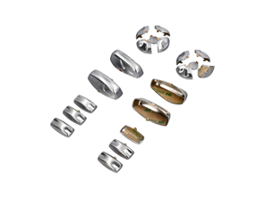 Seat button replacements in galvano silver 18-way - 99161371301DMN, 7PP959748PDMN