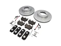 Pack de plaquettes et disques de frein AVANT. Porsche 997 C2 Zimmermann - 99635140501, 99635140601, 99761275601, 99761275901, 99635108802, 95535296000, 99735193907