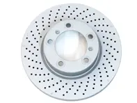 Remschijfrotor, Voor. Standard Coat Z. Porsche 981 Boxster 2.7L / 981C Cayman 2.7L (OE Part No 98135140101/98135140201) - 98135140101, 98135140201, 92279905, 92280005, 460.1589.20, 460.1590.20 - 460.1589.20, 460.1590.20