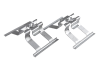 Federclip-Kit für Bremsbeläge. Porsche 958 Cayenne - 7PP615269 - 1164004310