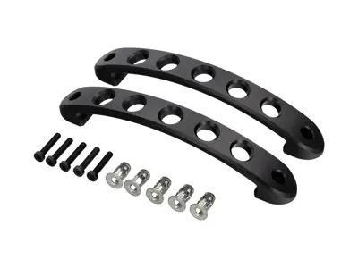 Speed Hole 铝制内门拉手 6 7/8 英寸，一对。保时捷 911 - 90153106700 - InteriorHandle_6_7/8in_Speed_Black, InteriorHandle_6_7/8in_Speed_Silver
