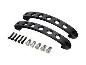 Speed Hole aluminium binnendeurgreep 6 7/8", paar. Porsche 911 - 90153106700 - InteriorHandle_6_7/8in_Speed_Black, InteriorHandle_6_7/8in_Speed_Silver