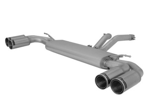 Sport exhaust system. Porsche 958 Cayenne turbo and S Hybrid 2010-14 - 6880101598C