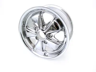 Ruedas de aleación de estilo Ultralite Chrome Fuchs de 15 '7.0J ET47 para automóvil Porsche