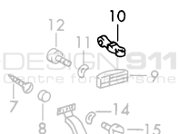 Bielle de porte. Porsche 911 69-73 - 90153106600