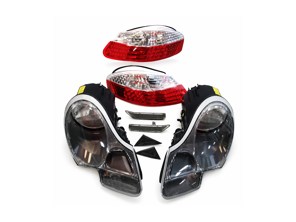 Lichtupgradekit III. Porsche Boxster 986 *LHD auto's - 00004490999, 98663113117, 98663113217, 99663104502, 99663104602, 99663104403, 99663104303