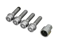 McGard 28023 Jeu de verrous de roue de siège conique style boulon chromé - 28023