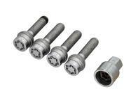 McGard 镀铬螺栓式锥形座车轮锁套件 28023 - 28023