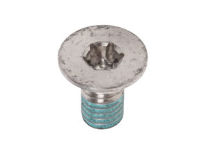 Countersunk bolt M6 x 12-MK for rear wing spoiler for Porsche 718 Cayman GT4, SILVER - 98151268580