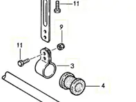Droplink beugelsteunset Voorzijde Porsche 944 - 944343793100, 477411053, 94434373300, 94434373332, 90007507902, 900910022003