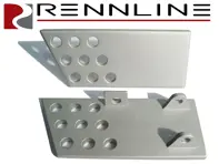 Rennline Aluminium-Innentürgriff-Set. PERFORIERT. Porsche 911/912/930 / 964 - DH03