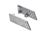 Rennline Aluminium Interior Door Handle Set. PERFORATED. Porsche 911/912/930 / 964 - DH03