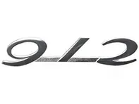 '912' Chrome Rear Badge. Porsche 912 65-69 - 90255930523