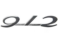'912' Chrome Rear Badge. Porsche 912 65-69 - 90255930523
