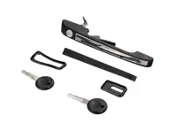 门把手。保时捷 924S / 944 包括钥匙、黑色和镀铬插件 - 94453890500, 94453890600, 477837037H, 477837038H, 94453890503, 94453890603