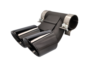 DesignTek Auspuffendrohre schwarz lackiert für Porsche 982 / 982C - 982251187H, 982251187N, 982251187L, 982251187R, 982251187G, 982251187J, 982251187Q, 982251187K, 982251187P