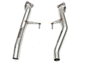 Exhaust Catalytic Converter Bypass Pipes. Porsche Cayenne S / GTS - 95511302340, 955113023EX, 95511302440, 955113024DX