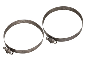 Titanium Exhaust retaining strap set. Porsche 911 1984-89 - 93011117500, 93011115900