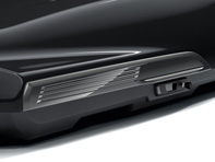 Vervangbare zijbladen voor Porsche Performance dakkoffer, in vulkaangrijs metallic. Porsche 991/992 - 9Y0044871, 9Y0044870, 9Y0044871A, 9Y0044871B, 9Y0044871C