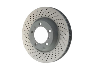 Disco freno anteriore, monoblocco forato, 330x34 mm. Porsche 992.1 Carrera - 992615301, 992615401 - PFL39983, PFR39984