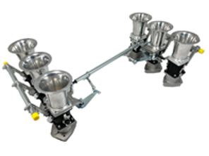 Kit de corps de papillon individuel Jenvey à 3 boulons de 45 mm. Porsche 964 - WFR024, WFR029, WFR043, WFR060, WFR505, WFR024 - ABF2/65, RH01, RH01M, TP1, TP11