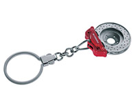 Porte-clés Porsche Disque de frein, Rouge - WAP05030215