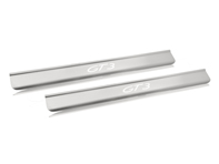 Baguette de seuil de porte avec inscription GT3, acier inoxydable. Porsche 996 GT3 - 99655198401, 99655198491, 996551984GT2, 99655198403