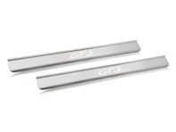 Door sill trim with GT3 lettering, stainless steel. Porsche 996 GT3 - 99655198401, 99655198491, 996551984GT2, 99655198403