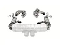 CARGRAPHIC GT Sportauspuffanlage, nachgerüstet mit ID42 GT, mit Heizung, ohne Klappen, für GT3-Schalldämpfer. Porsche 964 Carrera 2/4/RS - 96411104504, 96411104605, 96411104502, 96421103905, 96421103932, 96421104004, 997111027A1