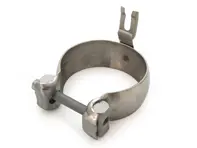 Exhaust manifold clamp. Porsche 957 Cayenne 4.8L - 95511110870, 95511110850