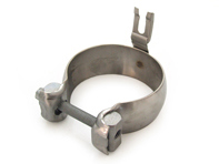 Collier de serrage du collecteur d'échappement. Porsche 957 Cayenne 4.8L - 95511110870, 95511110850
