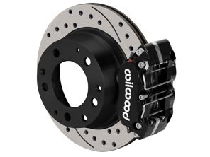 Rear brake Dynapro-P caliper and rotor kit with vented, drilled and slotted discs. Porsche 911 1984-89 Wilwood - 90135204114, 91135290700, 91135290800 - 140-16682-D, 140-16682-DR, 140-16682-DY