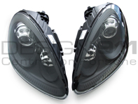 Koplamp Sport Zwart Uitvoering Litronic. Porsche Cayenne 958 2011 >> - 95804490020