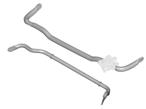 前部防倾杆套件和后部 Weissach 套件。保时捷 992 GT3 RS