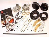 Kit de rendimiento para permitir el montaje de 2 carburadores Weber 34 ICT originales españoles. Porsche 914/4. - PVW207