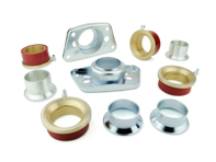 Spring plate bearing kit with cover plates for Porsche 356 - 2061600, 64433313100, 64433313101, 2061601, 64433315100, 64433315101