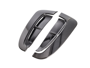 Front wing side vent kit carbon fibre. Porsche 971.1