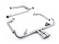 Milltek sportuitlaat met katalysatorvervangingspijp en titanium afwerking. Porsche 718 GTS 2.5L - 982251052E, 982251052F, 982251052G, 982251052J, 982251052L, 982251051D, 982251051K, 982251051F, 982251051G, 982251051J, 982251051L - SSXPO146