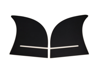 Steenslagbeschermerset - zwart. Porsche 996 carrera 4s Lakbeschermingsfolie - SG996SB